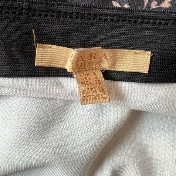 Zara Pull On Floral Pencil Skirt - Picture 4 of 4